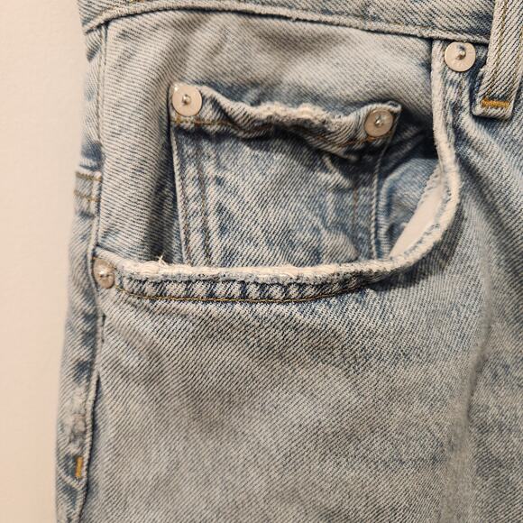 Agolde broken waistband High-rise blue jeans size 29 - Picture 6 of 10